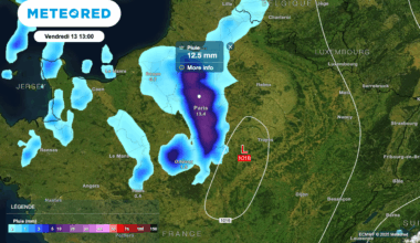 plus de 32 degrés attendus à Paris et en Île-de-France. Nos cartes montrent surtout l'arrivée d'orages violents