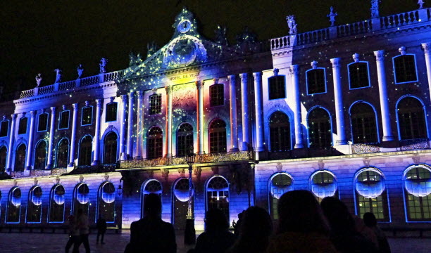  Le vidéo-mapping "La Belle Saison" en 2024. Photo ER/ Cédric Jacquot