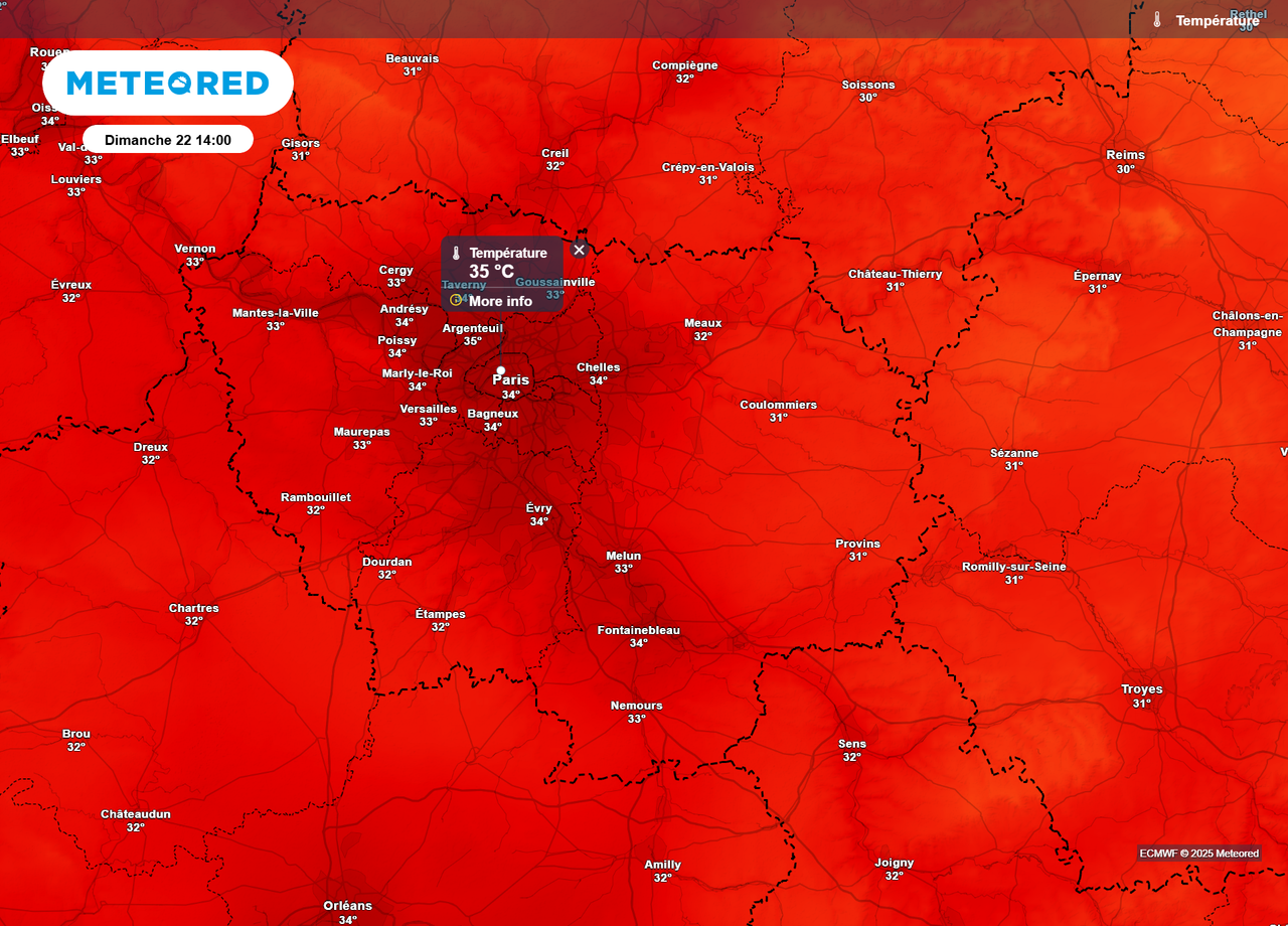 une vague de chaleur en vue avec plus de 35°C ? Voici ce que montrent nos cartes