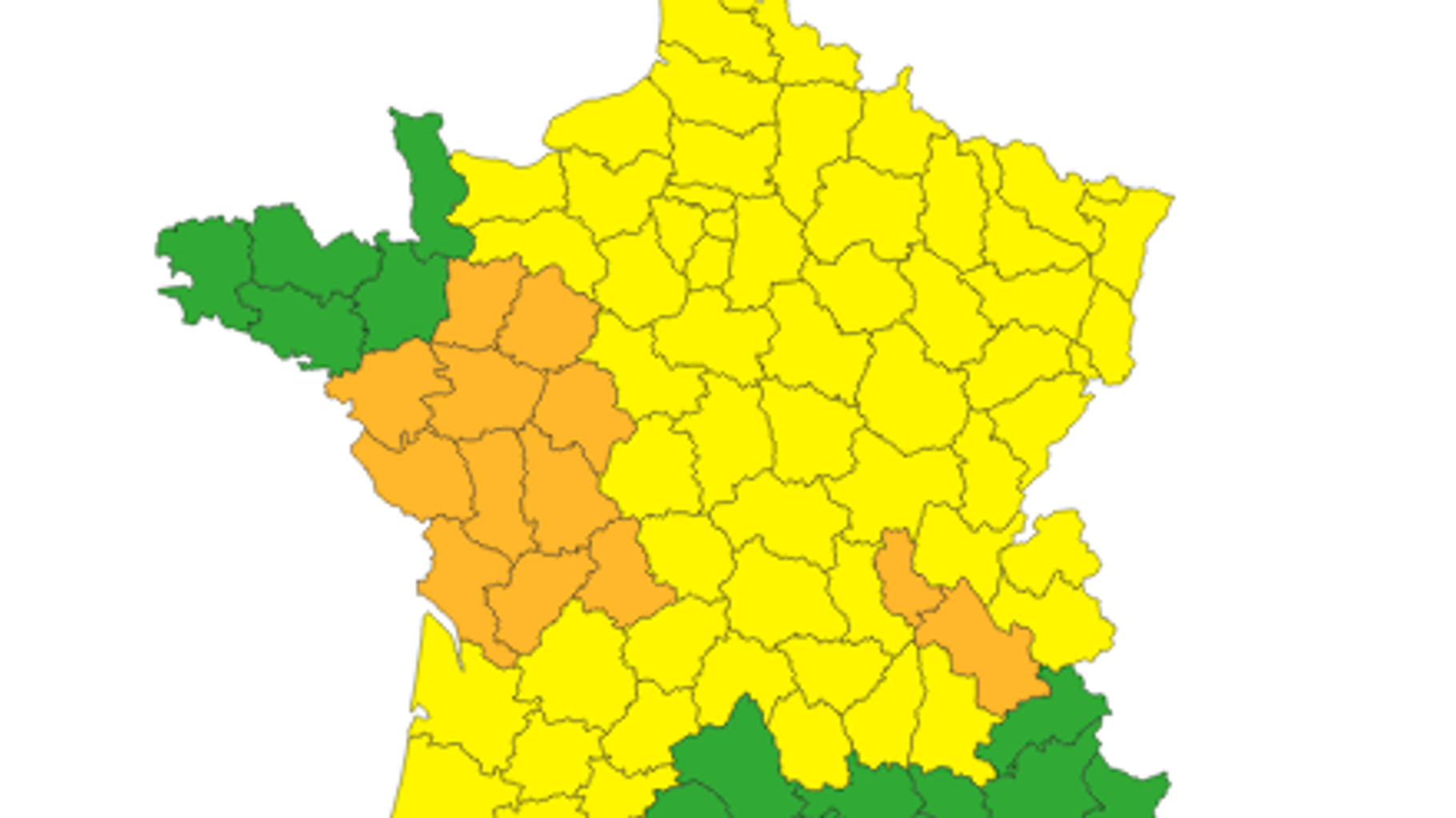 13 départements placés en vigilance orange pour ce dimanche 21 juin