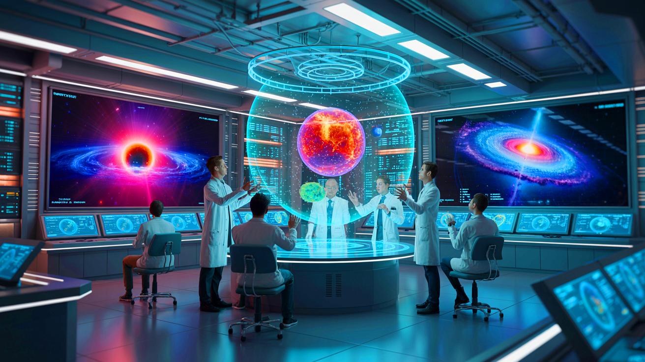 Illustration de l'unification quantique de la gravité selon la nouvelle théorie des chercheurs finlandais. Image réalisée par IA.