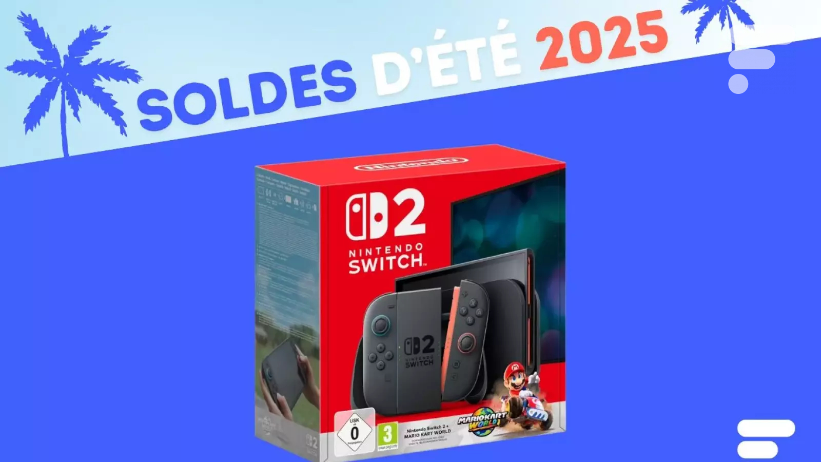 Les soldes font baisser le prix du pack Nintendo Switch 2 avec le jeu Mario Kart World
