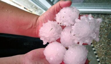 Énormes grêlons, « supercellule », inondations à Paris... Les images des orages violents dans l’Hexagone