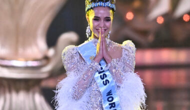Miss Thaïlande Suchata Chuangsri couronnée, Miss Martinique élue troisième dauphine
