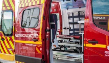 quatre blessés, dont deux jeunes enfants, transportés à l'hôpital