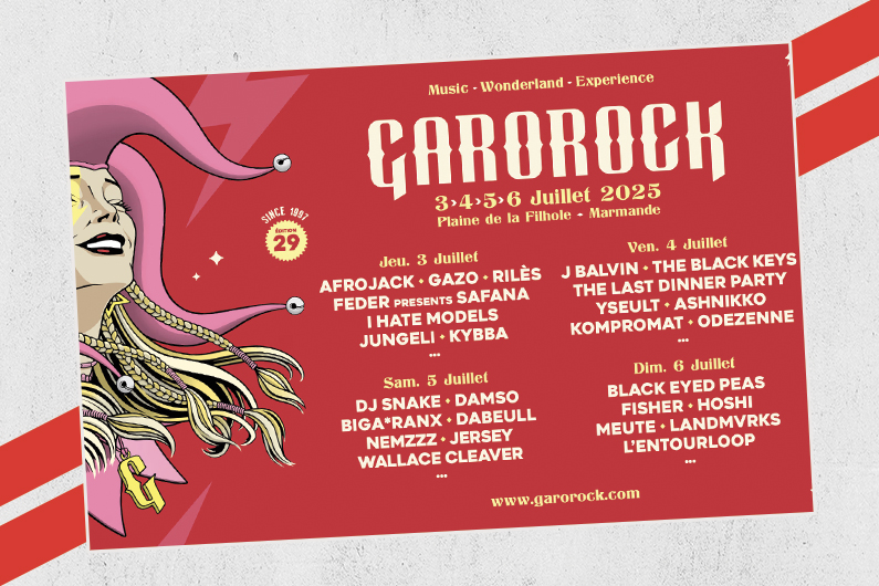 Vos pass pour le festival Garorock 2025 avec RTL2 Bordeaux