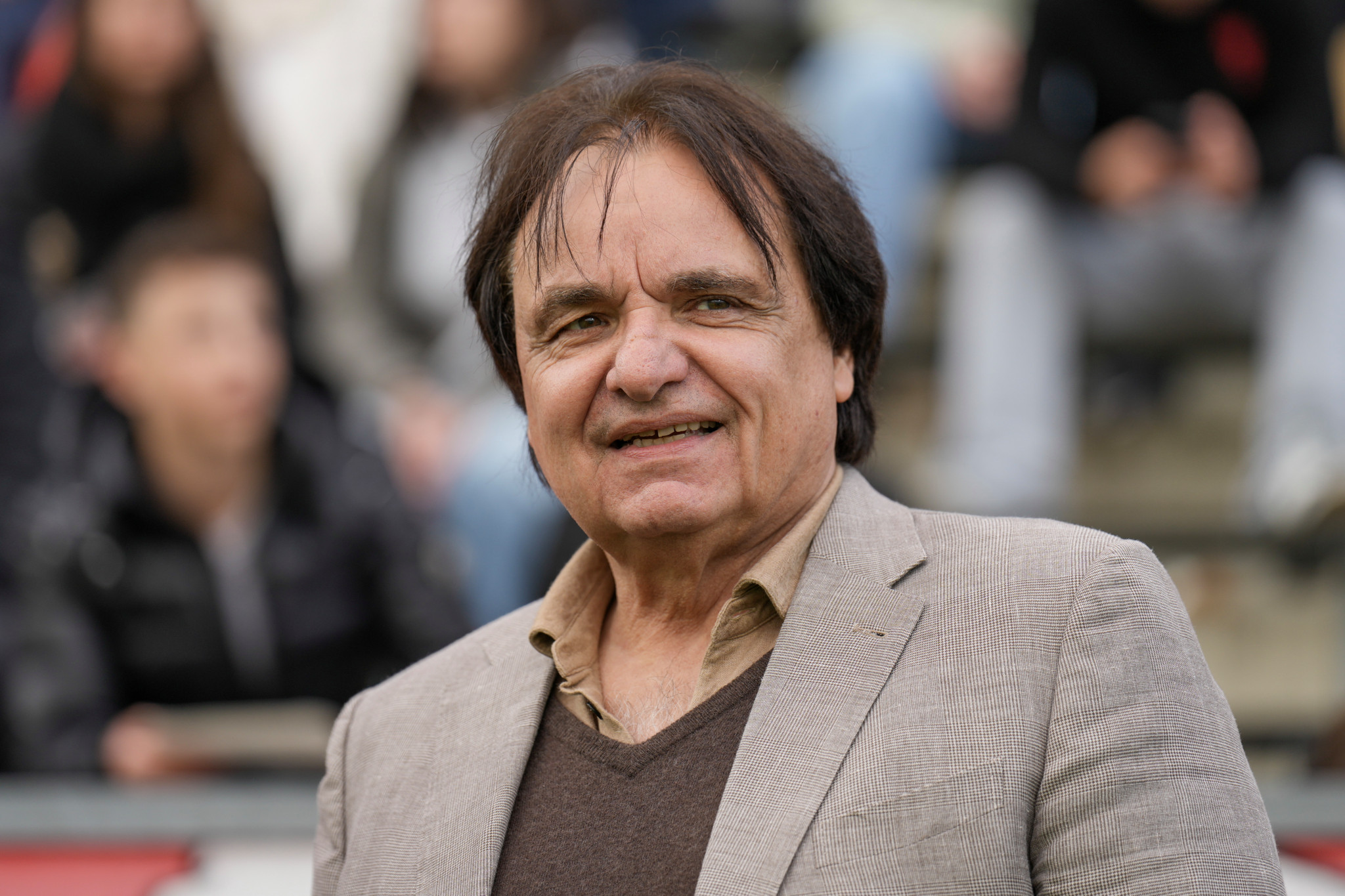 Le président Christian Constantin du FC Sion lors d’un match contre le FC Winterthur, Super League à Winterthur, le 22 mai 2025.