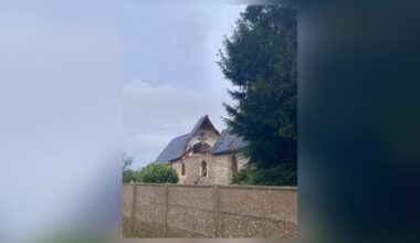 une église d’un petit village de Normandie a été éventrée par un violent orage