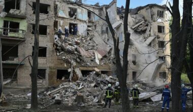 Des drones iraniens s’abattent sur Kiev et une « coalition de meurtriers »