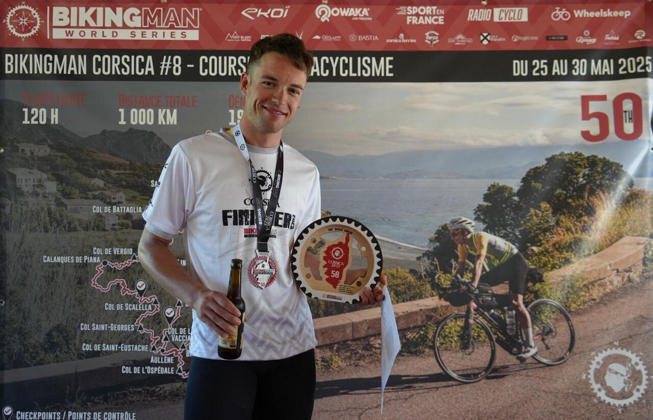Cycliste hors pair originaire de Lille, Louis signe un incroyable exploit en Corse