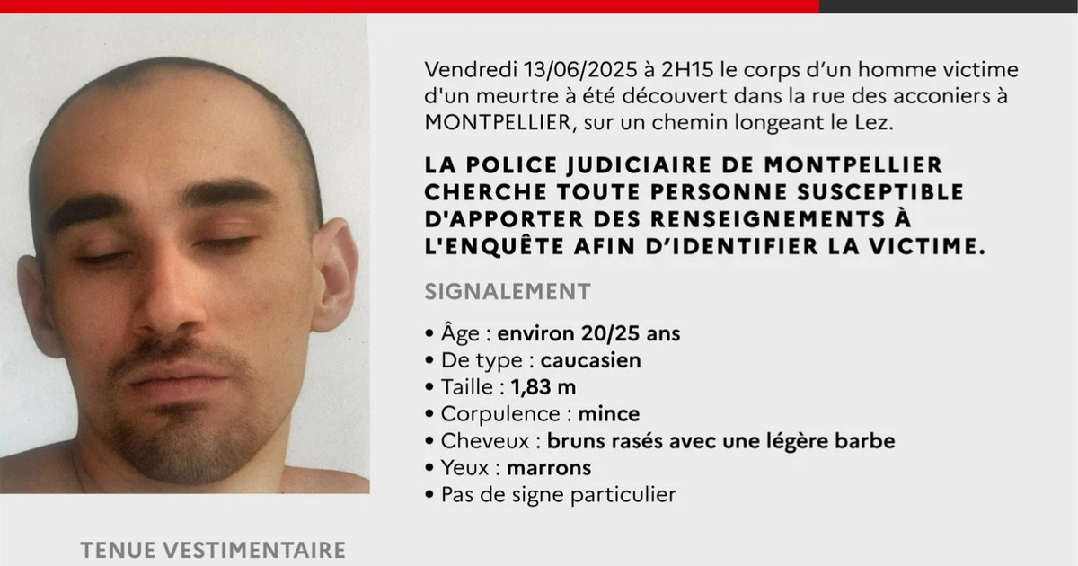 un appel à témoin lancé pour identifier un homme tué par balles