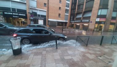 Vigilance orange aux orages, la vitesse réduite sur certaines routes de Haute-Garonne par la préfecture