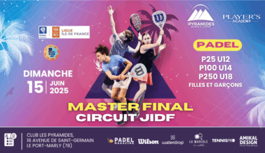 Le Master JIDF 2025 : la grande finale du padel jeunes en Île-de-France