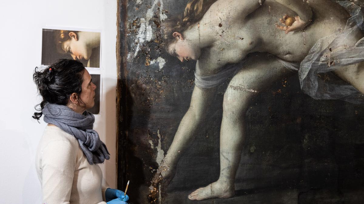 Sophie Jarrosson s’est complètement investie dans la restauration de cette œuvre exceptionnelle du XVIIe siècle. « Un acmé dans ma carrière. »