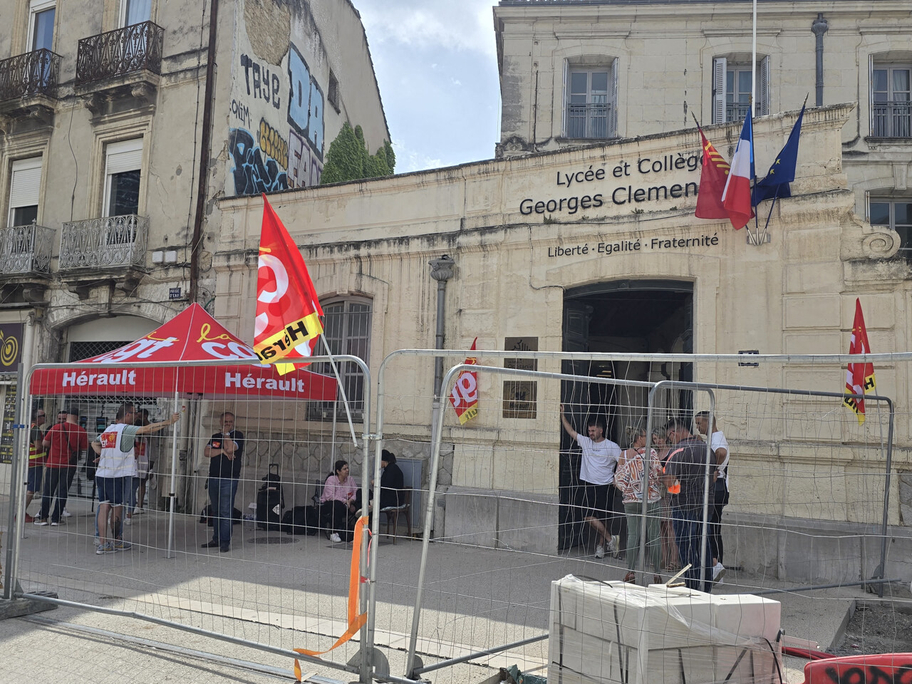 Montpellier. Les agents régionaux du lycée Georges Clemenceau annoncent une grève de deux semaines
