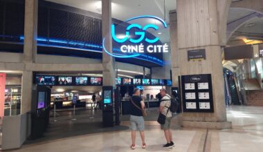 Depuis 30 ans, l'industrie du cinéma prend "le pouls de la carrière des films" à l'UGC des Halles à Paris