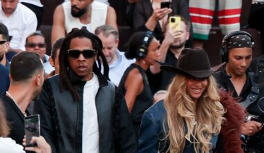 Beyoncé et Jay-Z font sensation au défilé Louis Vuitton à Paris