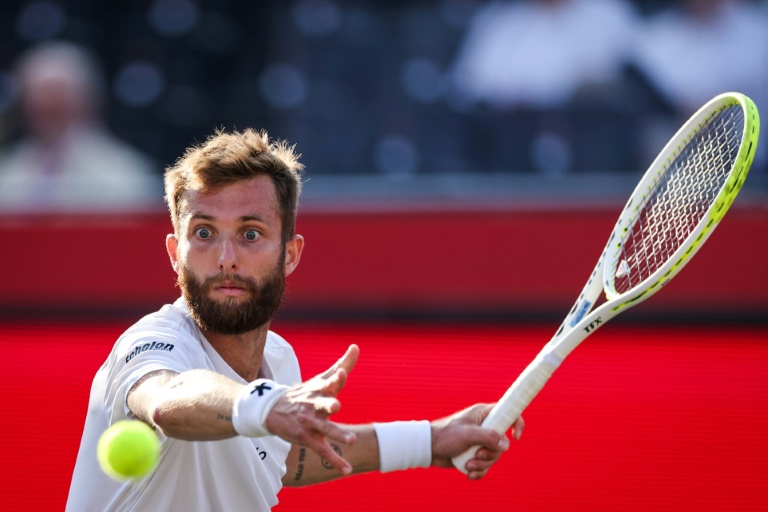 Corentin Moutet tombeur de Taylor Fritz, au premier tour du tournoi du Queen