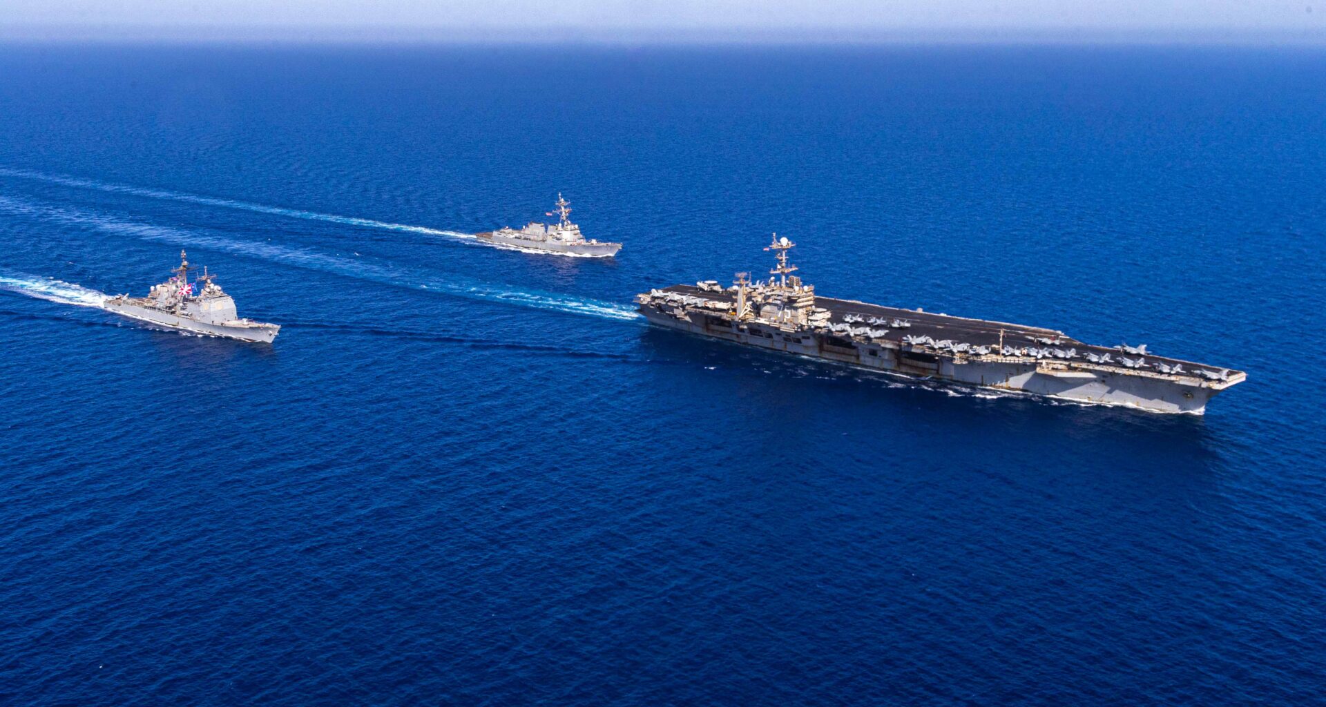 Le porte-avions USS Harry S. Truman de retour aux États-Unis