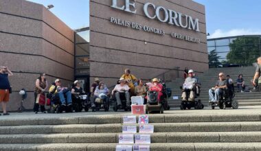 les personnes handicapées dénoncent le manque d'accès au rooftop du Corum