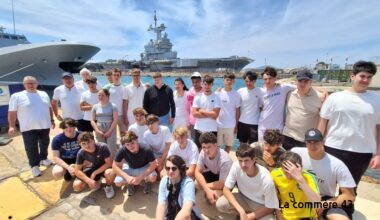Le Puy-en-Velay : voyage à Toulon de la classe "Défense" du lycée Charles-et-Adrien-Dupuy