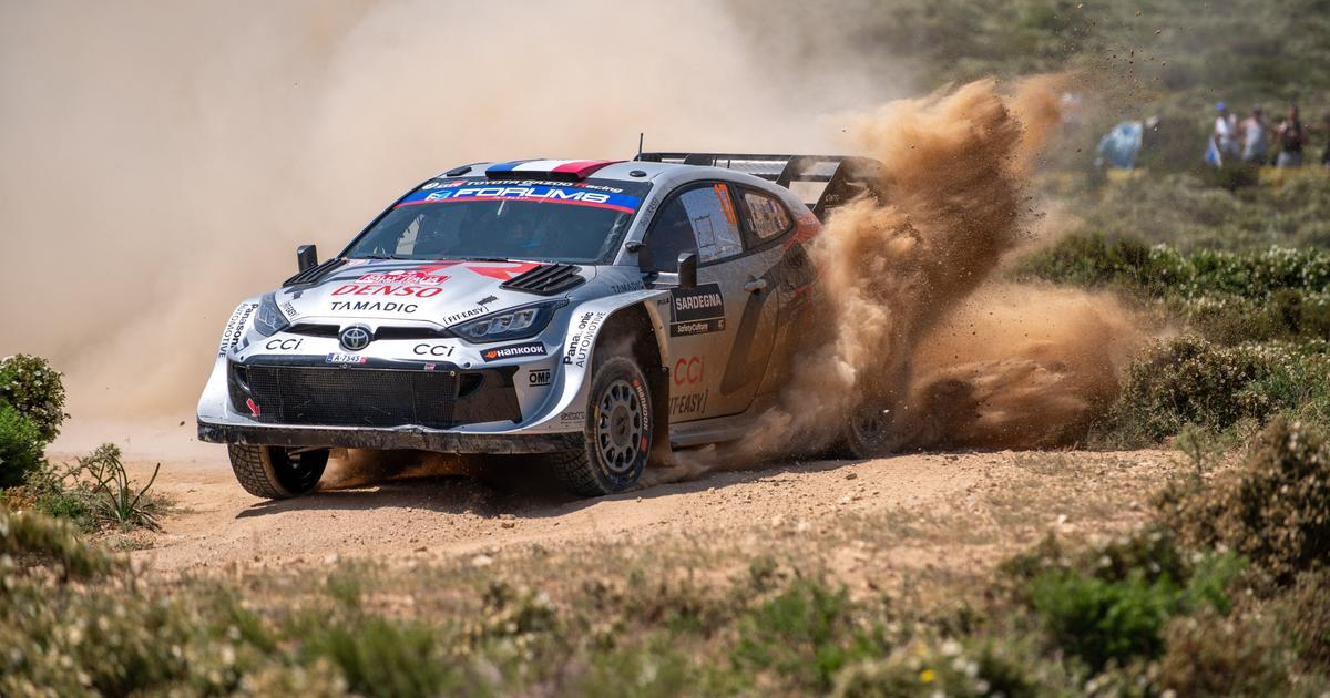 Ogier mène le rallye d’une courte tête en Sardaigne