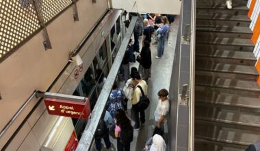 c'est à nouveau la pagaille sur la ligne 1 ce lundi