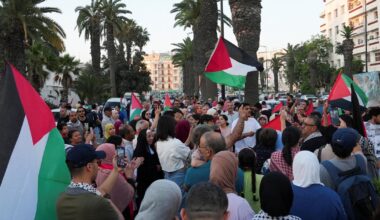 départ d'une caravane de soutien au peuple palestinien voulant rejoindre Gaza