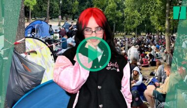 Avant le concert de Billie Eilish , l’Accor Arena s’est transformée en camping géant