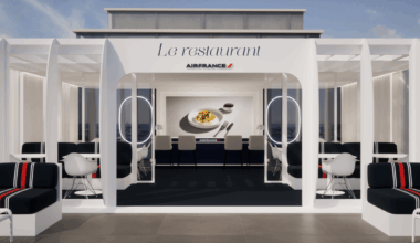 Air France ouvre un restaurant avec ses menus Business sur un mythique rooftop à Paris