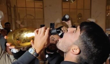 Carlos Alcaraz fête son titre au Siena à Paris