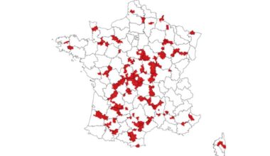 voici la carte des zones où des généralistes vont venir en renfort
