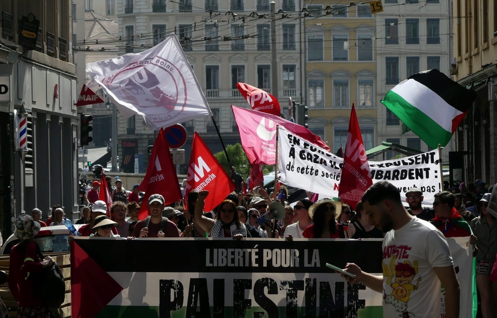 La rue lyonnaise se mobilise pour la Palestine
