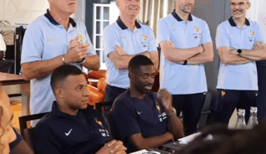 en images, l’arrivée des héros du PSG chez les Bleus