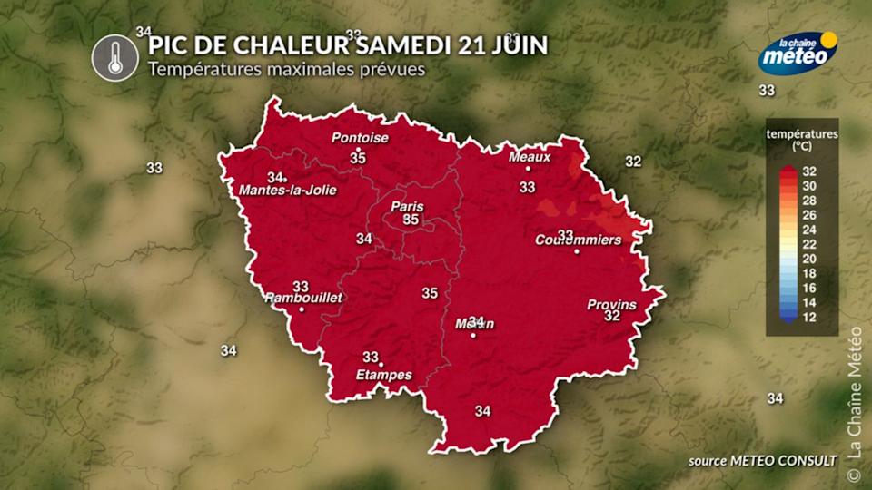 Pic de chaleur attendu samedi