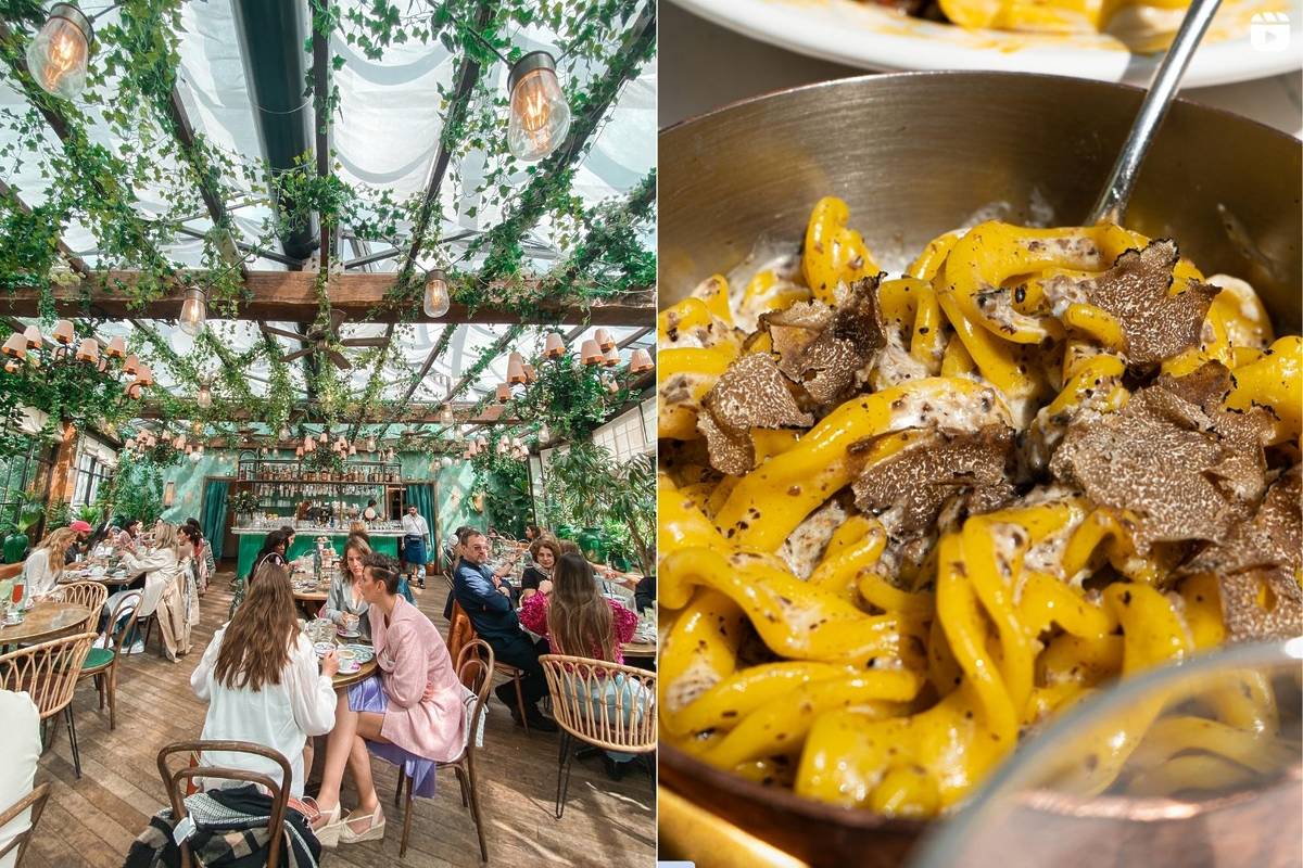 Ce resto sur 4 étages est le plus beau restaurant italien de Paris