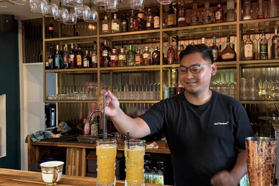 Dominique Lustremant crée des cocktails sur-mesure, à partir de vos goûts et envies.