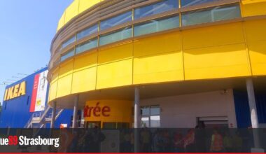 Grève de salariés d'Ikea à Strasbourg pour une augmentation des salaires