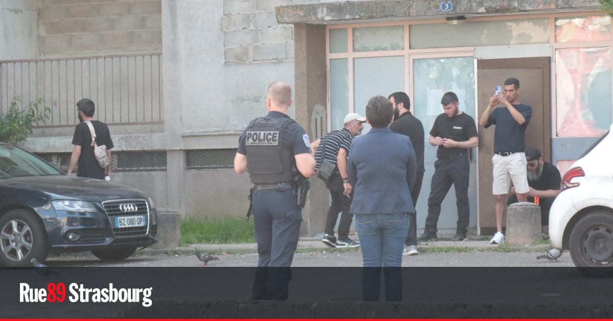 La police nationale a évacué le grand squat rue Lamartine à Schiltigheim