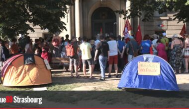 Strasbourg. Une centaine de personnes mobilisées contre la diminution de l'hébergement d’urgence