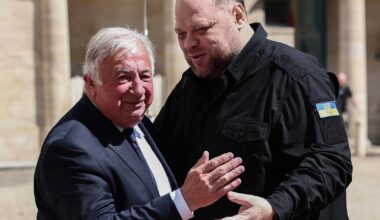 à Paris, le président du parlement ukrainien lance un «Appel du 18 Juin» à la France