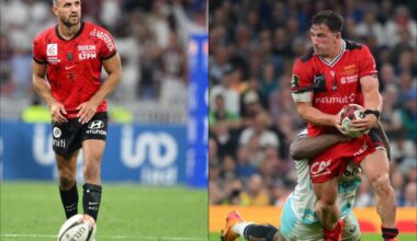 Melvyn Jaminet et Camille Chat titulaires avec les Barbarians britanniques face à l'Afrique du Sud