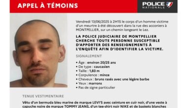 La police lance un appel à témoins pour découvrir l’identité d’un homme tué par balle