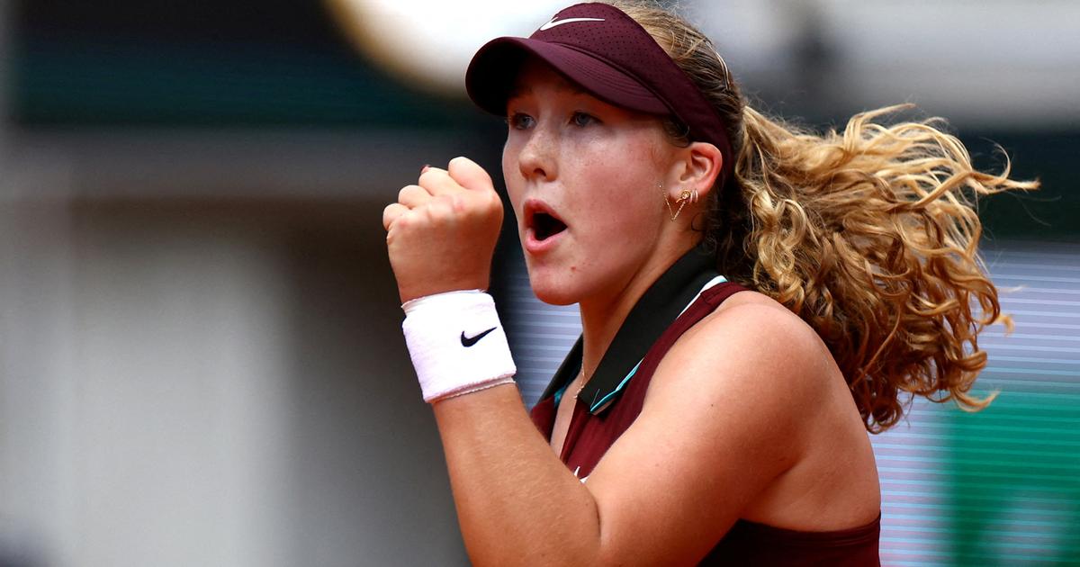 «Je suis bien plus positive sur le court qu’avant», estime Mirra Andreeva
