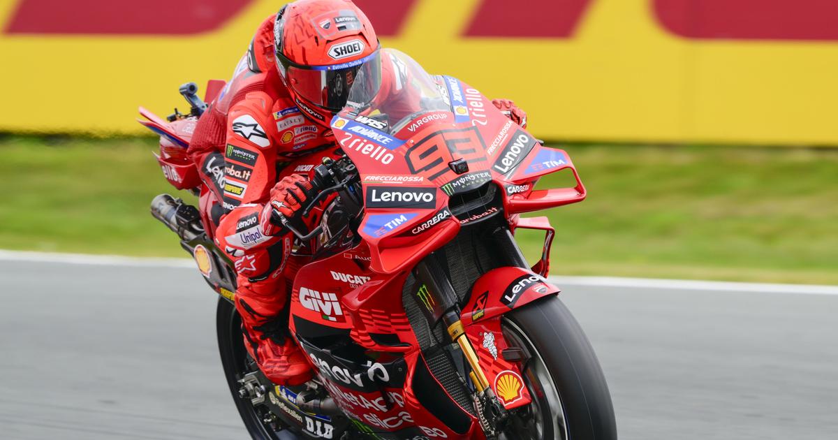 en vidéo, Marc Marquez chute lourdement en essais mais prend le meilleur temps à Assen