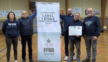 l'US Chauvinoise basket-ball a obtenu le label FFBB citoyen