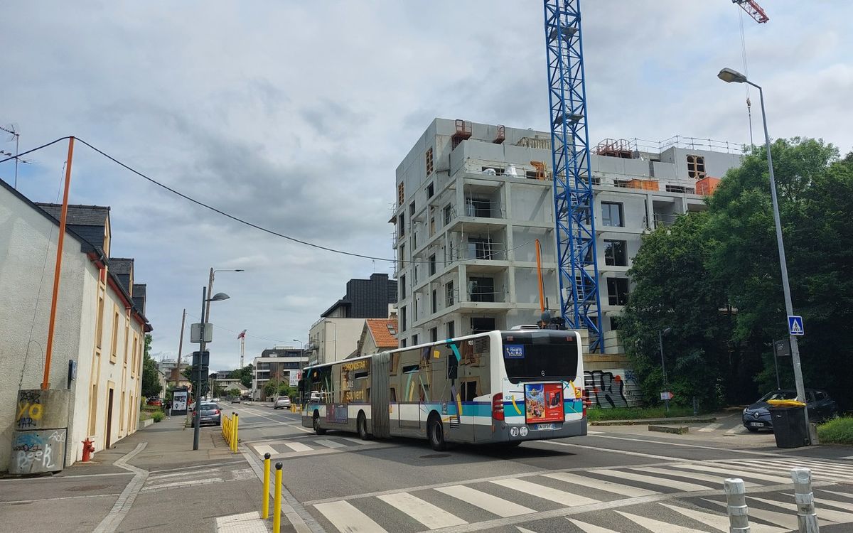 « Rennes perd son âme avec tous ces immeubles » : dans cette grande rue de la ville, les chantiers s’enchaînent à une vitesse impressionnante