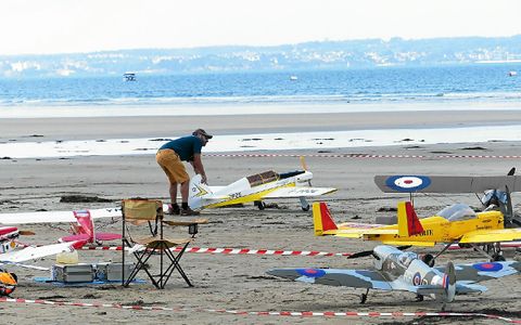 Les aéromodélistes ont ouvert le bal aérien avec une démonstration époustouflante.