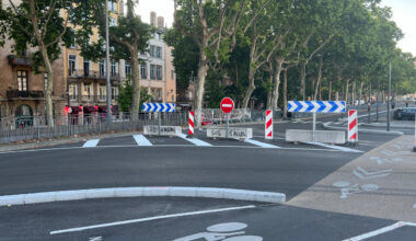 la colère gronde après la fermeture partielle du quai Romain-Rolland à Lyon