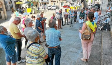 À Lannion, ils font à nouveau entendre leur soutien à l’Ukraine